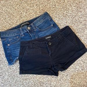 Express Set of 2 Jean Shorts